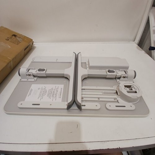 SONGMICS ADJUSTABLE FOLDABLE BED DESK FOR LAPTOP - 22" X 15.7" - GREY (MODEL: ULLD113GZ01) image 3