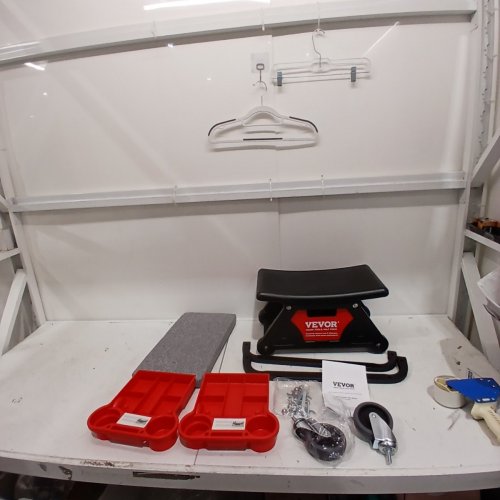 VEVOR MECHANICS STOOL - 4" WHEELS 330LBS CAP (MODEL- BLC9010) image 2