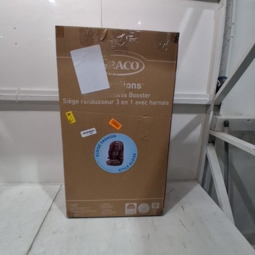 GRACO TRANZITIONS 3-IN-1 LIGHTWEIGHT ADJUSTABLE HEIGHT HARNESS BOOSTER CAR SEAT WITH CUP HOLDERS - 100LB MAX WEIGHT - ELOISE PURPLE (MODEL: 2217080) image 6