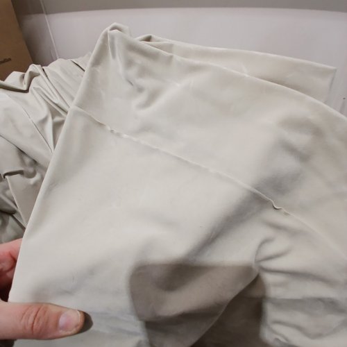 INTEX INFLATABLE L-SHAPED CORNER SOFA - 880LBS CAP - 101" X 80" X 30"- TAN/BEIGE (MODEL: 68575EP) image 4