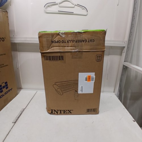 INTEX INFLATABLE L-SHAPED CORNER SOFA - 880LBS CAP - 101" X 80" X 30"- TAN/BEIGE (MODEL: 68575EP) image 7