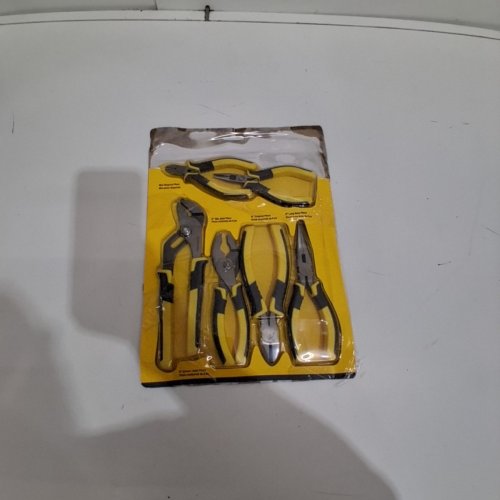 6PC WORKPRO PLIERS SET - VARIOUS SIZES - BLACK/YELLOW image 5
