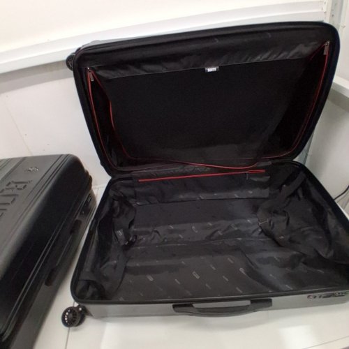 5PC ROOTS COUNTRYSIDE HARDSIDE SPINNER LUGGAGE SET WITH TSA LOCK AND ORGANIZER BAGS - 21"/27"/31" - BLACK (MODEL: 1872940) image 7