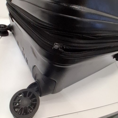 5PC ROOTS COUNTRYSIDE HARDSIDE SPINNER LUGGAGE SET WITH TSA LOCK AND ORGANIZER BAGS - 21"/27"/31" - BLACK (MODEL: 1872940) image 8