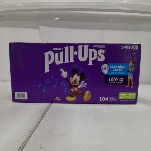 104PK BOY'S HUGGIES PULL-UPS DISPOSABLE POTTY TRAINING PANTS - 2T-3T (16-34LBS) - DISNEY JUNIOR MICKEY MOUSE image 3