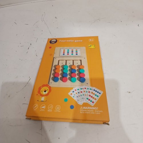 FOUR-COLOR MATCHING MONTESSORI BRAIN TEASER GAME - MULTICOLOUR image 4