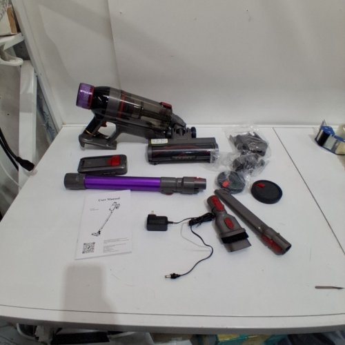 MQDXE CORDLESS STICK VACUUM CLEANER - 550W - PURPLE (MODEL: TV106S) image 3