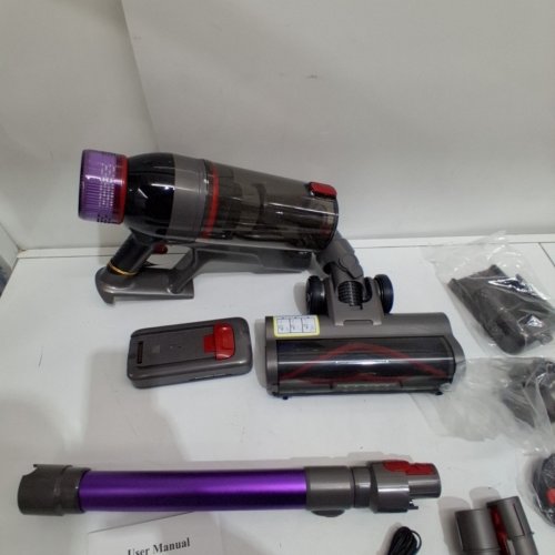 MQDXE CORDLESS STICK VACUUM CLEANER - 550W - PURPLE (MODEL: TV106S) image 7