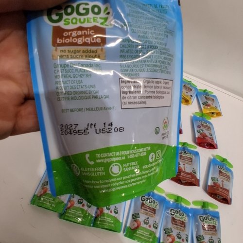 28PK GOGO SQUEEZE FRUIT SAUCE SNACK - 90G EACH - APPLE/APPLE STRAWBERRY/APPLE PEACH/APPLE BANANA image 2