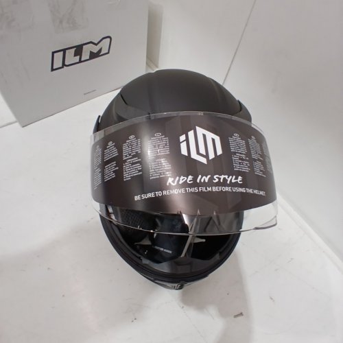 ILM MOTORCYCLE DUAL VISOR FLIP AND FULL FACE LIFT, DOT CERTIFIED - SMALL 55-57 CM - MATTE BLACK - (MODEL: ILM-902L) image 3