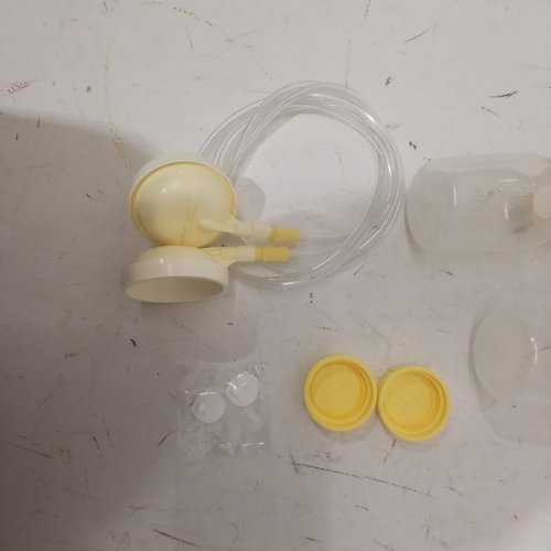 MEDELA SYMPHONY DOUBLE BREAST PUMPING KIT TO INITIATE BUILD AND MAINTAIN MILK SUPPLY - CLEAR/YELLOW (MODEL: 76099) image 3