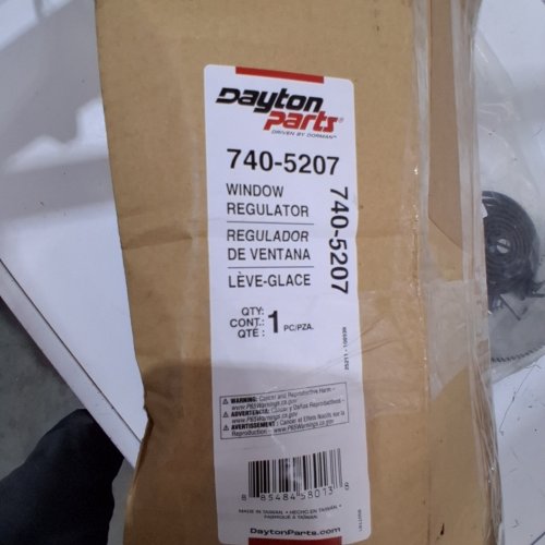 DAYTON PARTS WINDOW REGULATOR FOR VARIOUS FORD MODELS - SILVER (MODEL: 740-5207) image 3