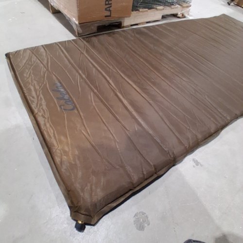 BIG OUTDOORSMAN 2 SELF-INFLATING RECTANGULAR SLEEPING PAD WITH REPAIR KIT - 82" X 30" X 2" - BROWN/BLACK (MODEL: 4126485) image 3