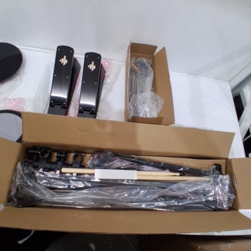 *INCOMPLETE* VARIOUS ELECTRONIC DRUM KIT PIECES - BLACK image 5