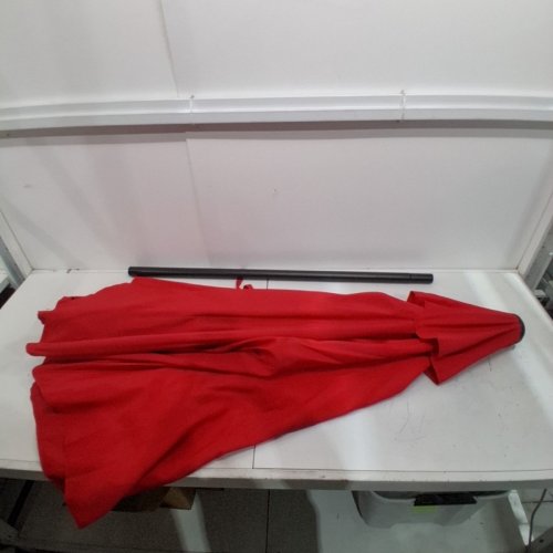 COOSHADE PATIO UMBRELLA OUTDOOR CRANK OPEN TILT - 7FT - BURGUNDY/RED - (MODEL: 784126914051) image 2