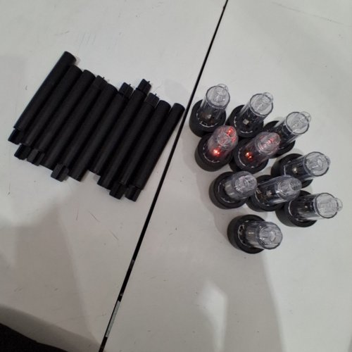 10PK TOBAGO SOLAR LED LANDSCAPE LIGHTS - BLACK/MULTICOLOURED image 3