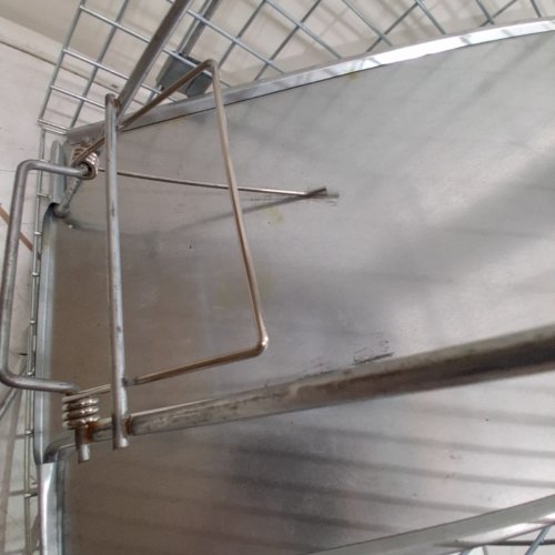 HUMANE ANIMAL TRAP - GALVANIZED IRON - 31" X 10" X 12" - SILVER (MODEL: LB-28A) image 3