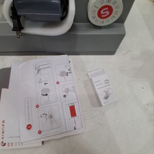 SINGER 4452 HIGH SPEED HEAVY DUTY SEWING MACHINE WITH ACCESSORIES - GREY (MODEL: 4452) image 4