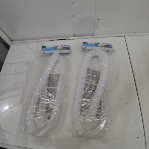 2PK INTEX POOL ACCESSORY HOSE FOR FILTER PUMPS - 59" LENGTH, 1.25" DIAMETER - WHITE (MODEL: 29059E) image 3