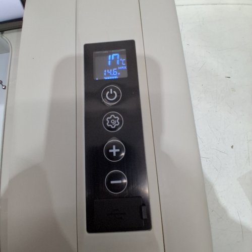 EUHOMY PORTABLE CAR REFRIGERATOR WITH APP CONTROL - 18L - 12V - FROM -4° TO 68°F - BLACK/GREY (MODEL: CFC-18 / CF004-18BL-CAEH) image 2