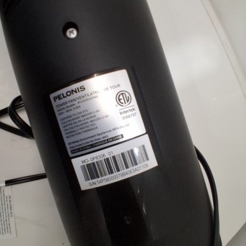 PELONIS OSCILLATING TOWER FAN WITH REMOTE CONTROL - 30" - BLACK (MODEL: PFZ30R0APKBC) image 5