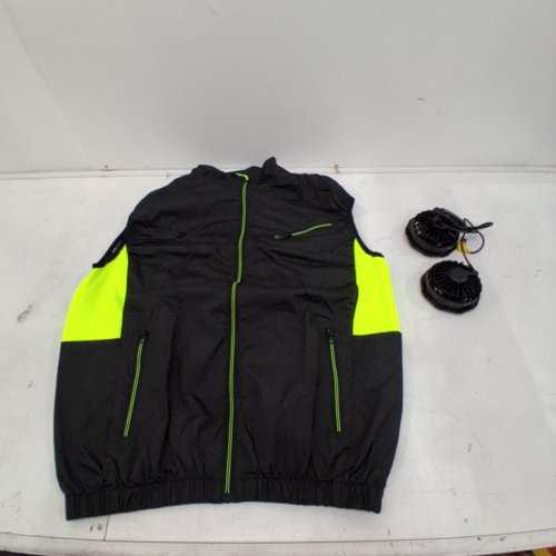 COOLING FAN VEST - 2XL - BLACK/YELLOW image 5
