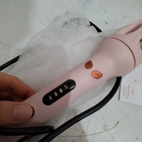 HAIR IRON WITH ADJUSTABLE TEMPERATURES - PINK (MODEL : CQ918) image 5