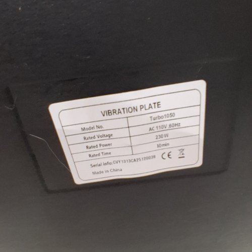 LIFEPRO VIBRATION PLATE - 110 V, 230W - BLACK (MODEL: TURBO1050) image 5