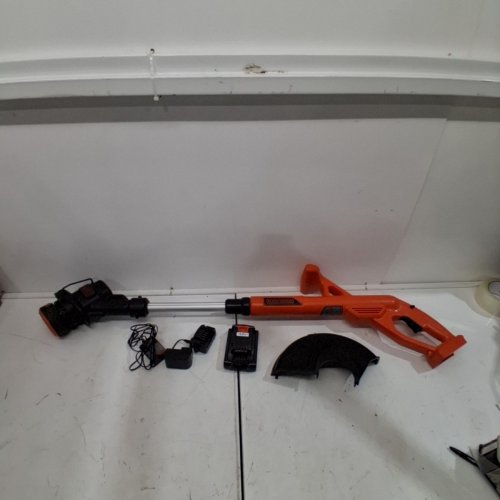 BLACK+DECKER STRING TRIMMER/EDGER - 10" - 20V - BLACK/ORANGE (MODEL: LST201) image 4