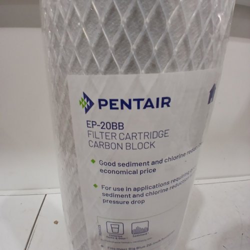 PENTAIR CARBON BLOCK FILTER CARTRIDGE - 20: - WHITE/BLUE (MODEL:EP-20BB) image 3