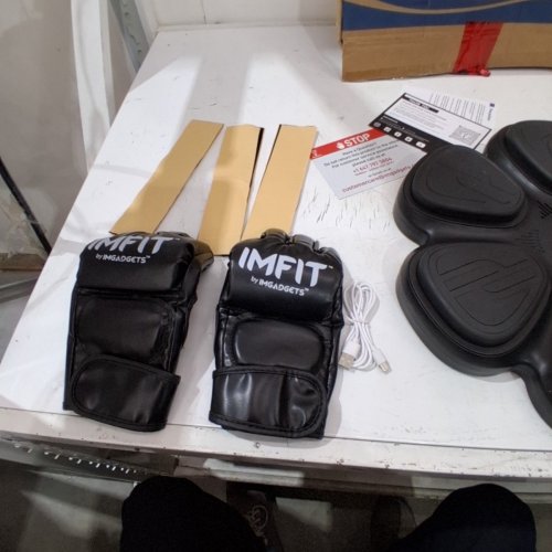 IMFIT MUSIC BOXING MACHINE WITH 9 MODES - INCLUDES BOXING GLOVES- BLUETOOTH- BLACK image 4