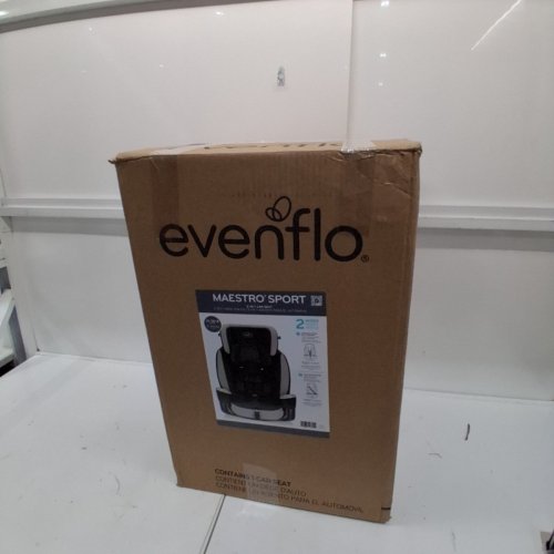 EVENFLO MAESTRO SPORT 2 - IN - 1 HARNESS BOOSTER CAR SEAT - 110LB MAX - GRANITE - (MODEL:34912203) image 5