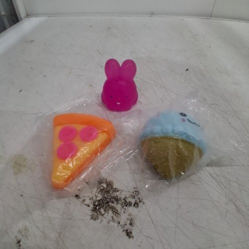3PC SOFT-SQUISH SENSORY STRESS-RELIEF SQUISHY TOYS - ASSORTED SIZES - MULTICOLOR image 2