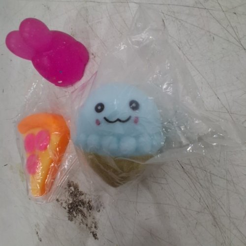 3PC SOFT-SQUISH SENSORY STRESS-RELIEF SQUISHY TOYS - ASSORTED SIZES - MULTICOLOR image 3