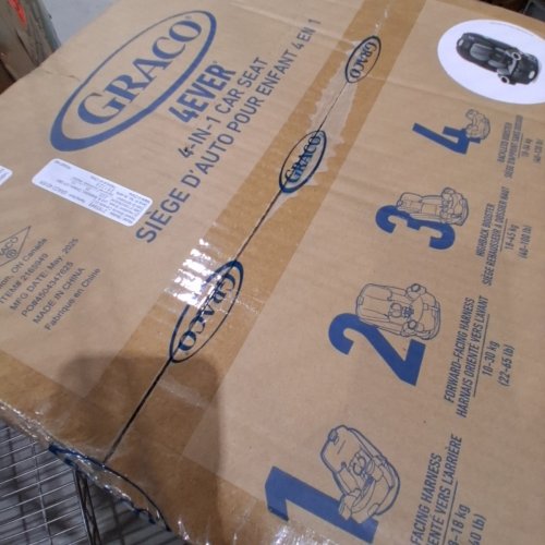 GRACO 4EVER 4-IN-1 CAR SEAT WITH RAPID REMOVE COVER - LOFTON STYLE - GREY - (MODEL: 2165949) image 4
