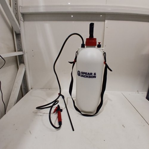 SPEAR & JACKSON HAND PUMP ACTION GARDEN WATERING PRESSURE SPRAYER - 8L - WHITE (MODEL: 8LPAPS) image 2