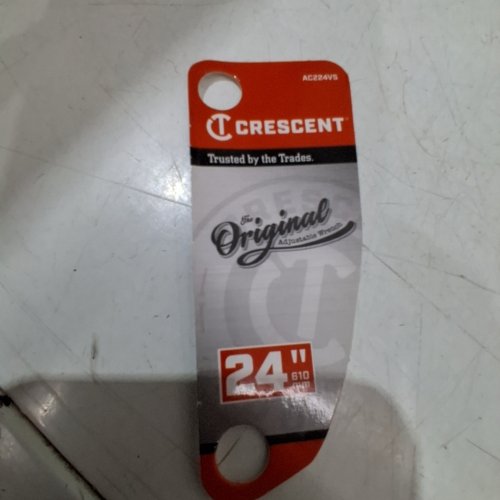 CRESCENT ADJUSTABLE TAPERED HANDLE WRNCH - 24" - SILVER image 2
