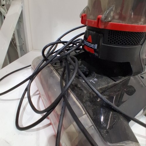BISSELL POWERFORCE HELIX TURBO UPRIGHT VACUUM CLEANER - RED/BLACK (MODEL: 3332C) image 2