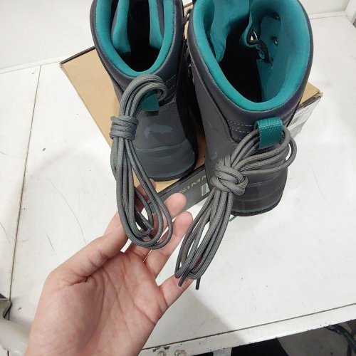 WOMEN'S SIMMS FELT FREESTONE BOOTS - SIZE 9 - BLACK / TEAL (ITEM: 13406-096-09) image 6