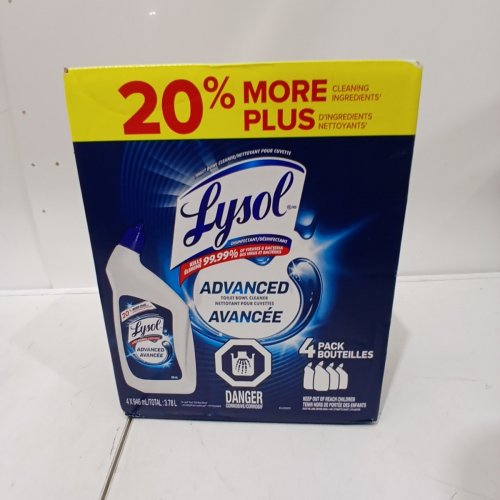 4PK LYSOL POWER TOILET BOWL CLEANER - 946ML /EACH image 3
