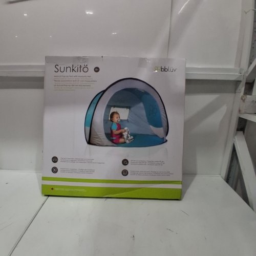 BBLÜV SUNKITÖ PORTABLE ANTI-UV POP-UP TENT WITH MOSQUITO NET - SPF 50 - BLUE/GREY (MODEL: B0135) image 5