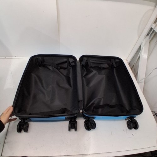 3PC TOYTEXX ABS HARDSHELL LUGGAGE SET WITH SPINNER WHEELS - 20"/24"/28" - BLUE (MODEL: 808) image 5