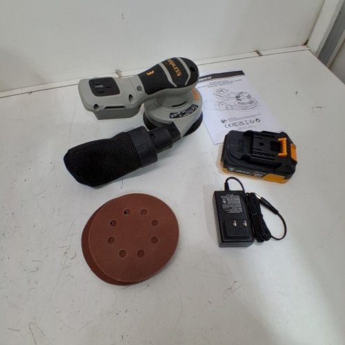 DEKO CORDLESS BRUSHLESS RANDOM ORBIT SANDER - 20V, 125 MM (MODEL: DKPROSA20VB1) image 3