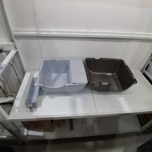 OMEGA PAW SELF-CLEANING LITTER BOX - GRAY image 2