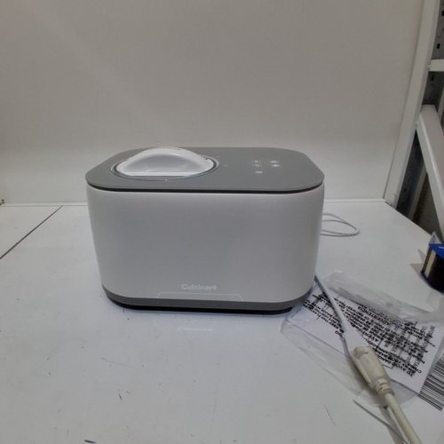 CUISINART FREEZE EASE ICE CREAM/SORBET/FROZEN YOGURT MAKER WITH TOUCHPAD- 1QT - WHITE/GREY (MODEL: ICE-90C) image 3