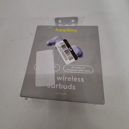 HEYDAY TRUE WIRELESS BLUETOOTH EARBUDS WITH 33FT RANGE - SKY BLUE (MODEL: 008 07 2227) image 3