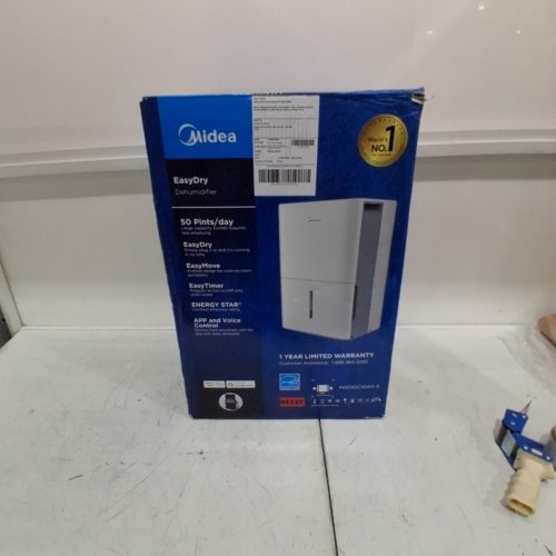 MIDEA ENERGY STAR CERTIFIED DEHUMIDIFIER WITH REUSABLE AIR FILTER AND APP CONTROL - 4,500 SQ.FT - 23.6L - WHITE (MODEL: MAD50C1AWS-A) image 9
