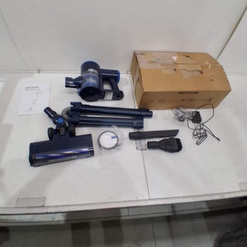 PRETTYCARE CORDLESS MULTI FUNCTIONAL DOUBLE CYCLONE FILTER VACUUM CLEANER - 20KPA - BLUE (MODEL: W400) image 7