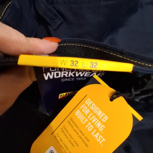 MEN'S BLAKLADER RIPSTOP UTILITY POCKET PANT - 32W X 32 L - NAVY image 3