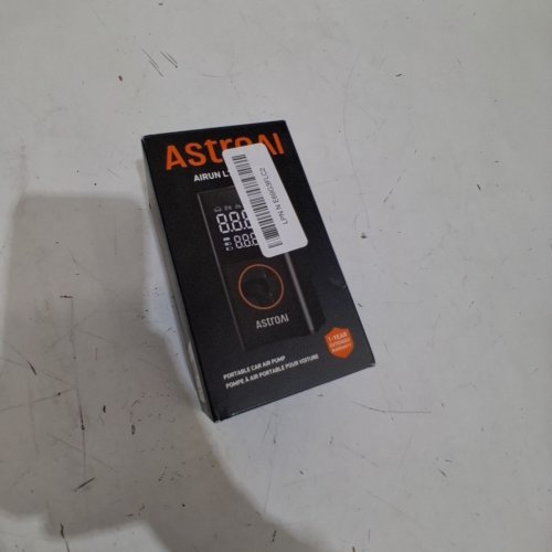 ASTROAI L7 MINI TIRE INFLATOR PORTABLE AIR COMPRESSOR - 150PSI, AIR PUMP WITH LED LIGHTS, PRESSURE GAUGE, AUTO SHUT-OFF - ORANGE/BLACK (MODEL: AIRUN L7) image 2